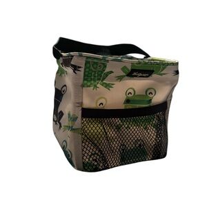 Thirty-One Carry All Caddy Green Frog Print